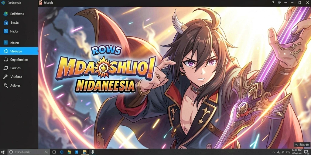 Tampilan awal yang menarik dan user-friendly.