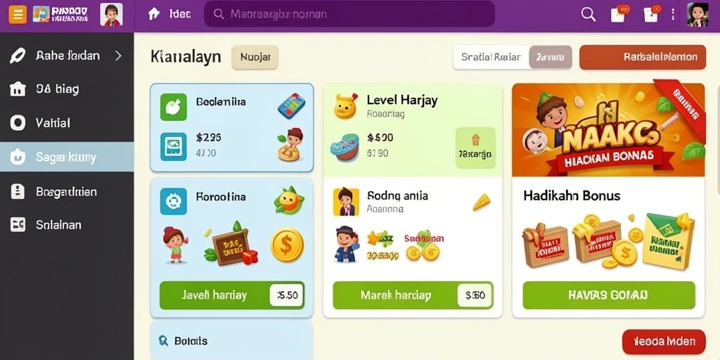 Tampilan antarmuka yang menarik dan mudah digunakan.