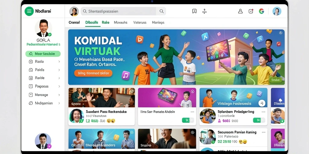 Tampilan antarmuka yang bersih dan intuitif.