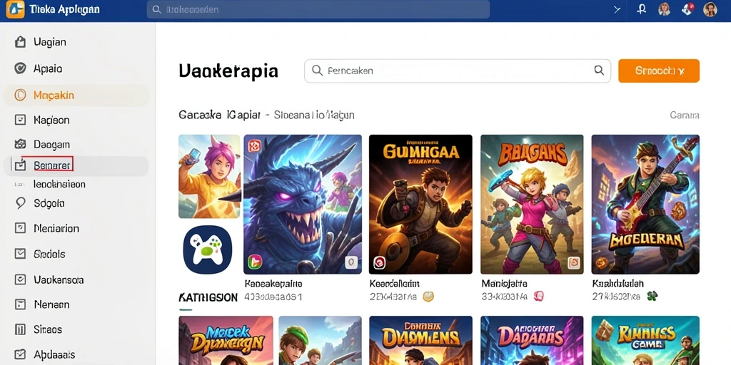 Tampilan awal permainan yang menawan.