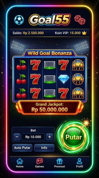 Galeri pratinjau visual goal55 build APK resmi terbaru